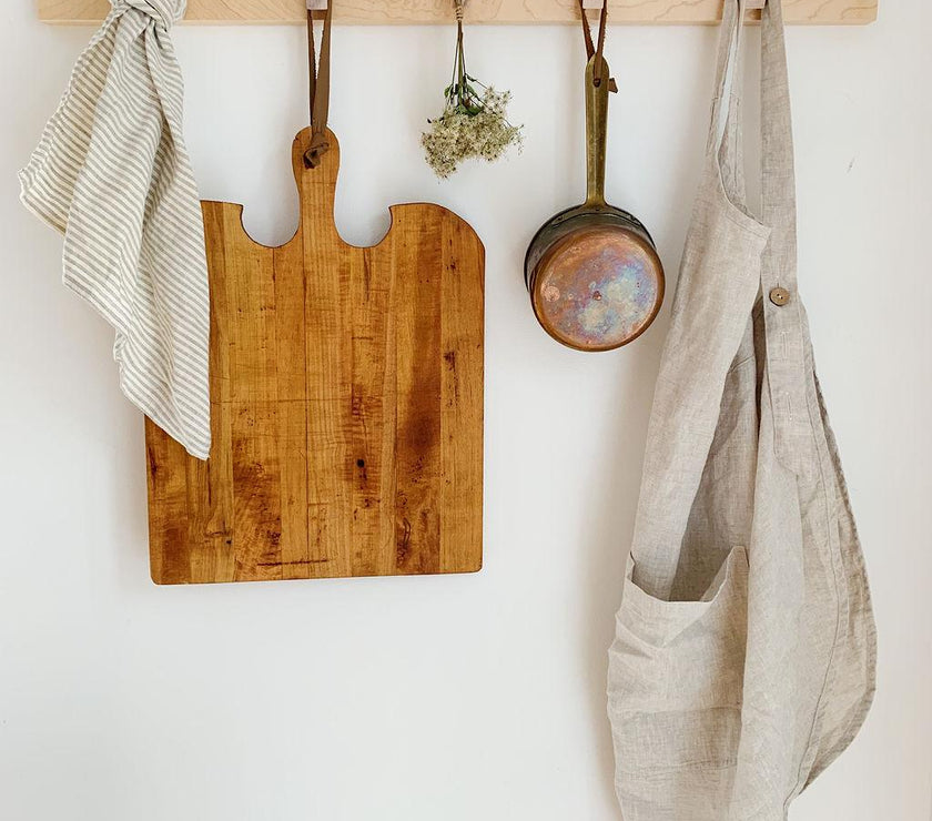 Linen Apron - Oat