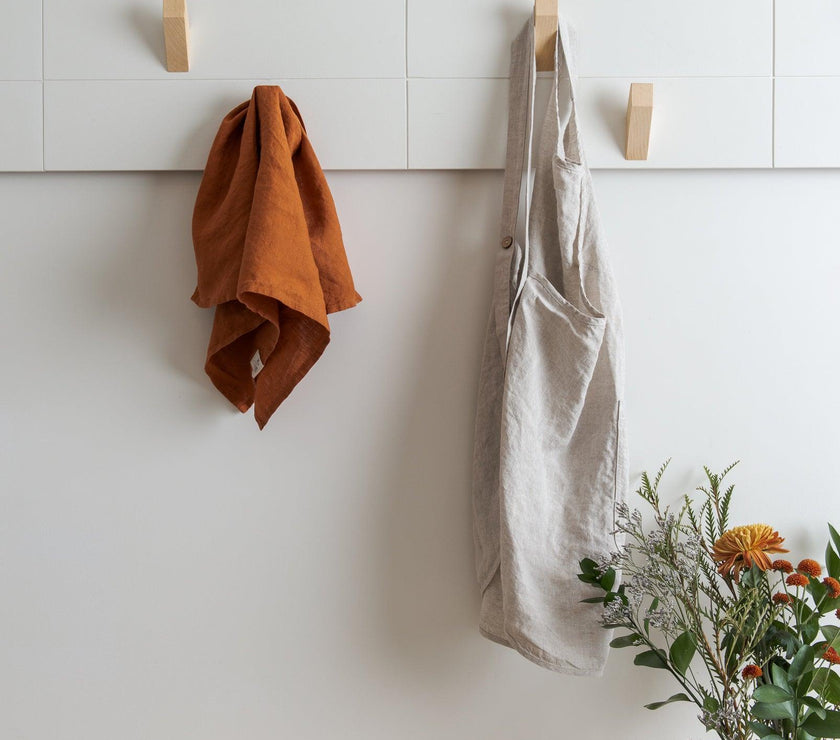 Linen Apron - Oat