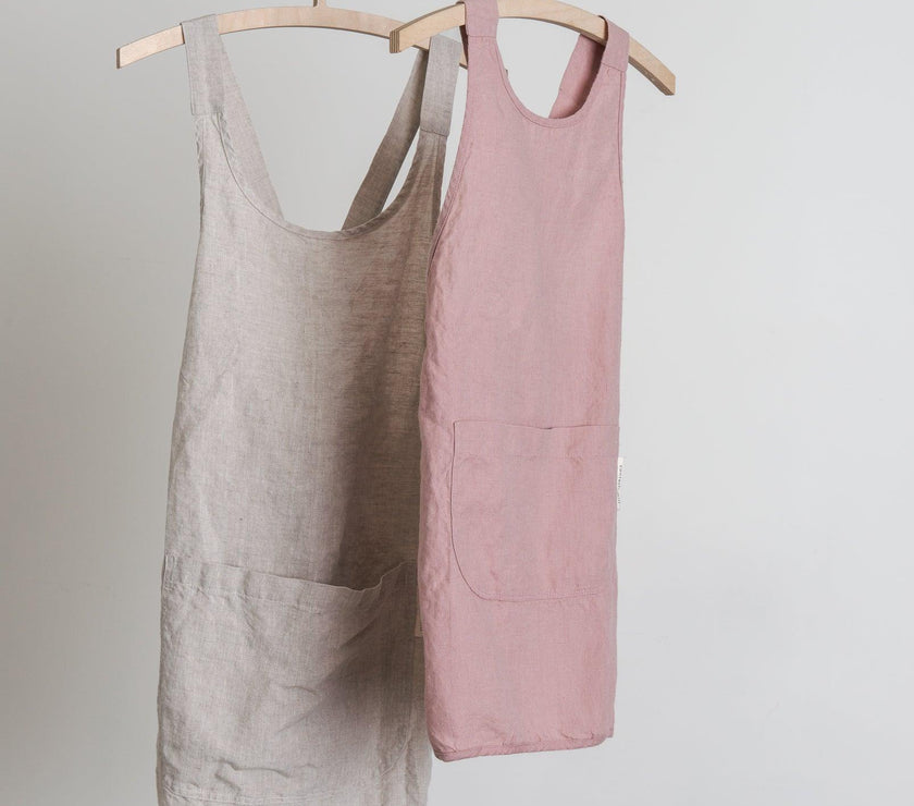 Linen Apron - Oat