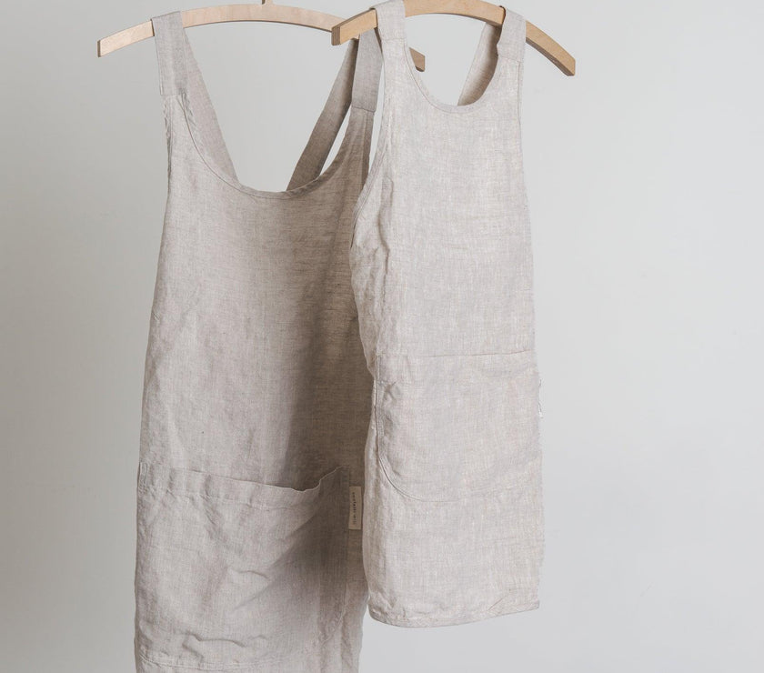 Linen Apron - Oat
