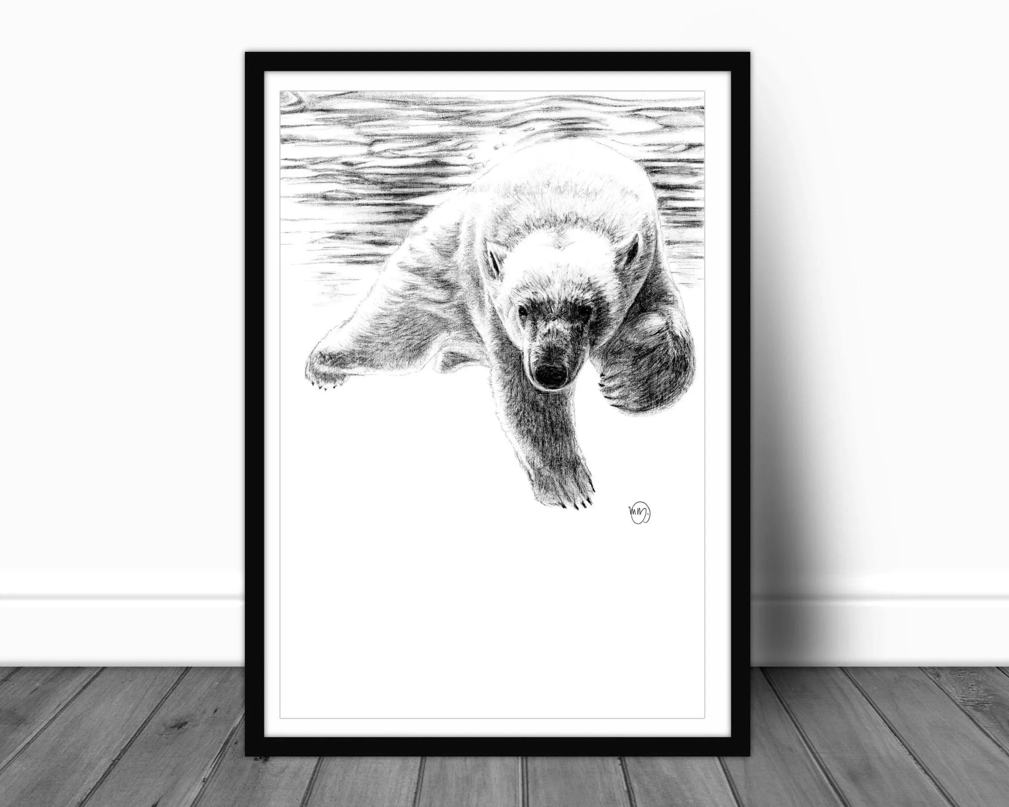 Polar Bear Swimming LE NID atelier illustration art-noise.myshopify.com polar-bear-swimming Polar Bear Swimming LE NID atelier illustration art-noise.myshopify.com polar-bear-swimming