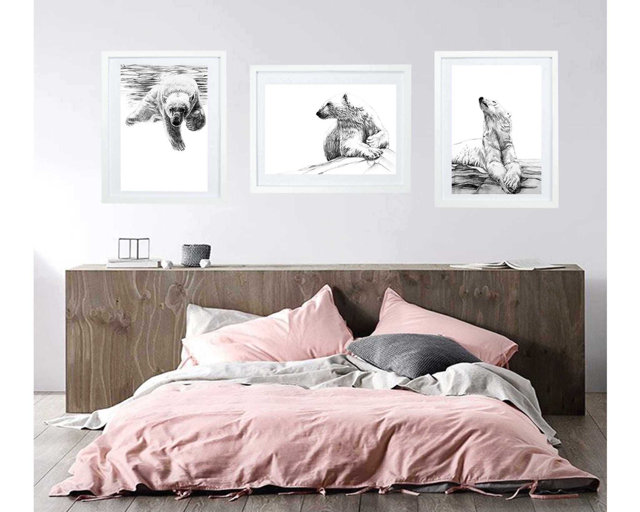 Polar Bear Sunbath Print