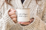 Make it happen, Shock everyone camper mug