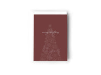 Burgundy Tree Christmas