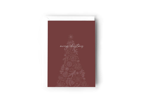 Burgundy Tree Christmas Creativien product_type art-noise.myshopify.com burgundy-tree-christmas