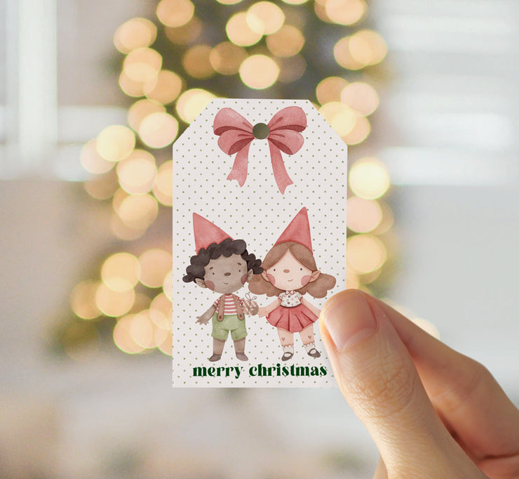 Elf Friends Gift Tags