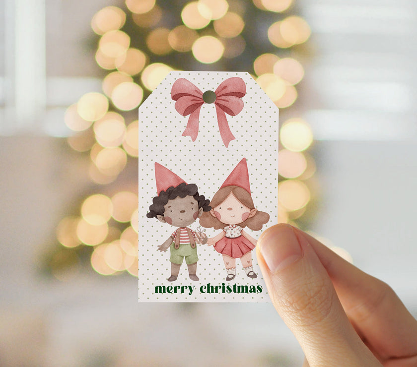Elf Friends Gift Tags