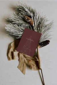Burgundy Tree Christmas