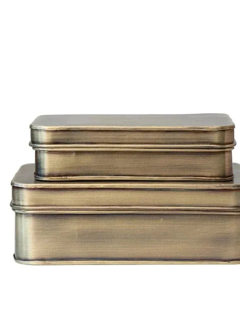 Metal Brass Boxes, Set of 2 Clementine Home Floral Gift product_type art-noise.myshopify.com metal-brass-boxes-set-of-2 Metal Brass Boxes, Set of 2 Clementine Home Floral Gift  art-noise.myshopify.com metal-brass-boxes-set-of-2