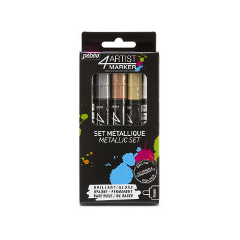 4Artist Marker - Set 5x4mm Metal