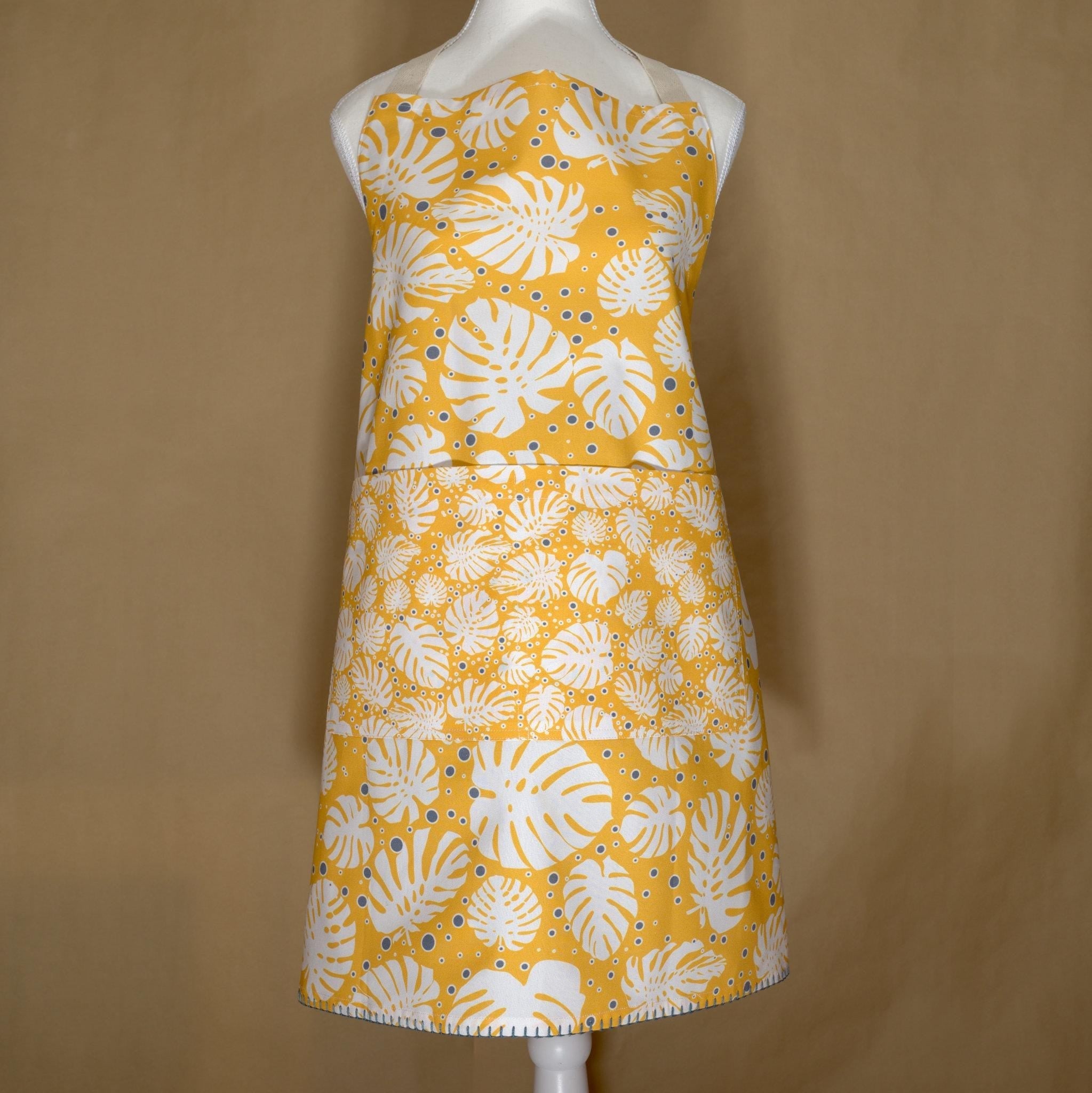 Monster Ah! - Tropical Cotton Apron