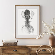 Moose in calm water LE NID atelier illustration art-noise.myshopify.com moose-in-calm-water Moose in calm water LE NID atelier illustration art-noise.myshopify.com moose-in-calm-water