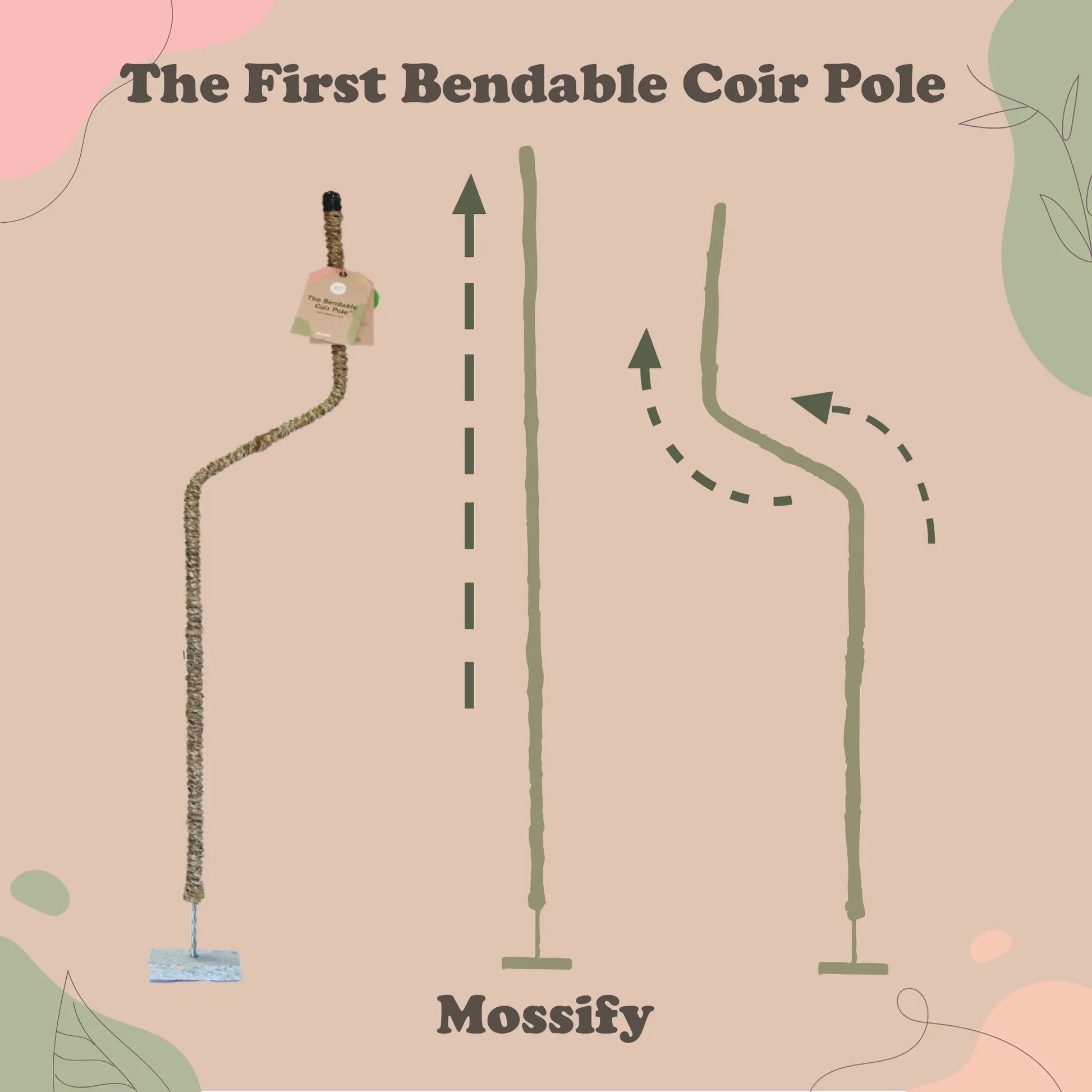 The Original Bendable Coir Pole™ - Best Seller (Tape Included) Mossify Accessories art-noise.myshopify.com the-original-bendable-coir-pole-best-seller-tape-included-1 The Original Bendable Coir Pole™ - Best Seller (Tape Included) Mossify Accessories art-noise.myshopify.com the-original-bendable-coir-pole-best-seller-tape-included-1