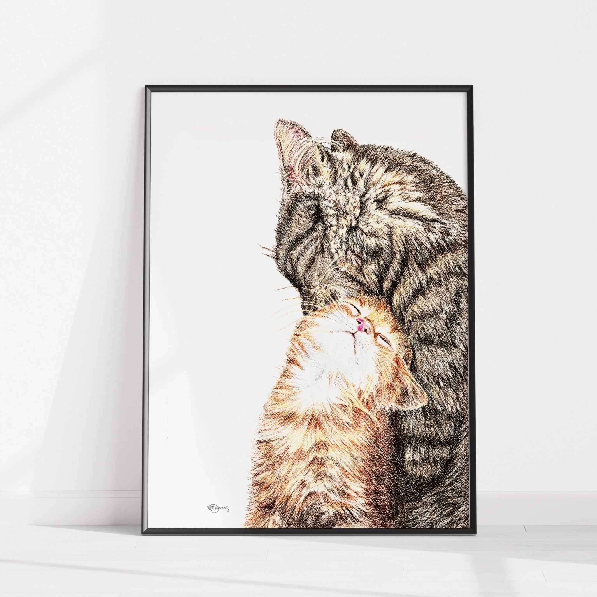 Mother Cat with kitten