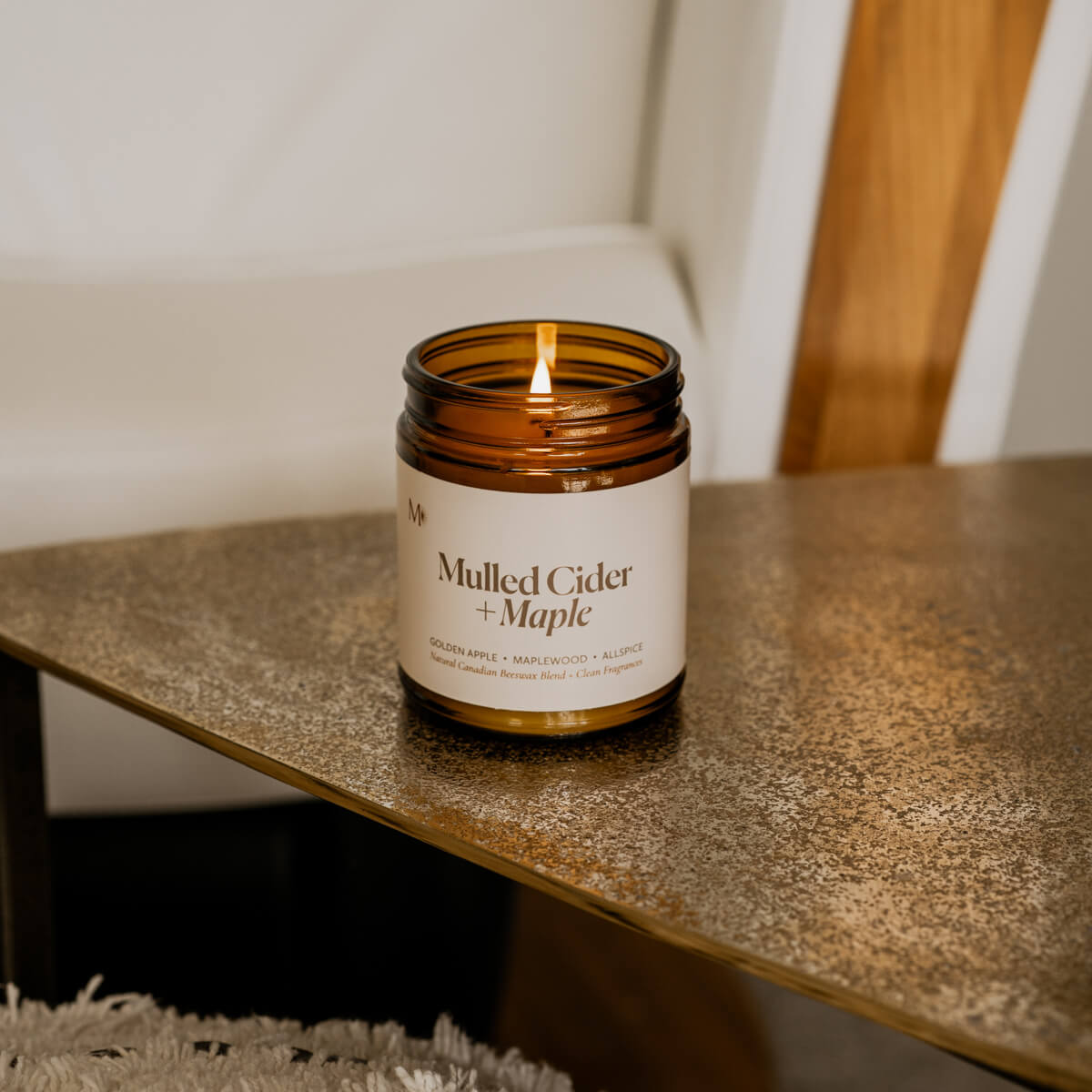 Mulled Cider + Maple Candle