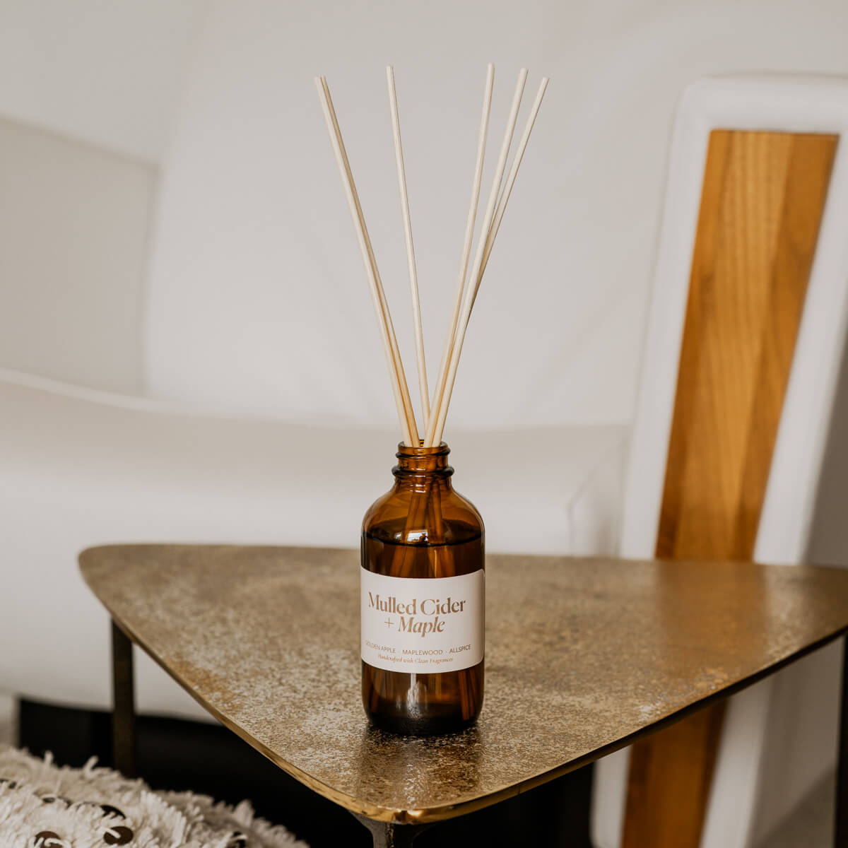 Mulled Cider + Maple Reed Diffuser Misiyo Candle Co Reed Diffusers art-noise.myshopify.com mulled-cider-maple-reed-diffuser
