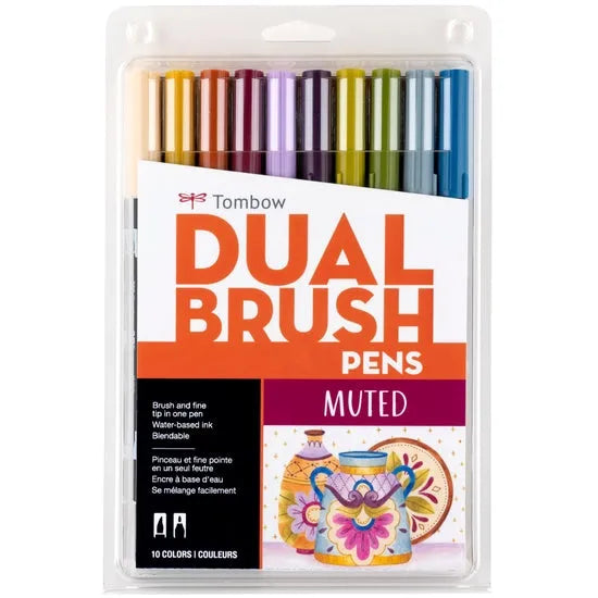 Tombow - Dual Brush Pen Art Markers: Muted - 10-Pack - Art Noise Tombow - Dual Brush Pen Art Markers: Muted - 10-Pack Tombow Markers art-noise.myshopify.com tombow-dual-brush-pen-art-markers-muted-10-pack Tombow - Dual Brush Pen Art Markers: Muted - 10-Pack Tombow Markers art-noise.myshopify.com tombow-dual-brush-pen-art-markers-muted-10-pack
