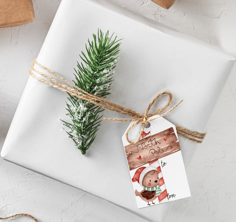 North Pole Gift Tags