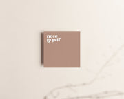 Note to self Sticky Notes Creativien Paper Goods art-noise.myshopify.com note-to-self-sticky-notes