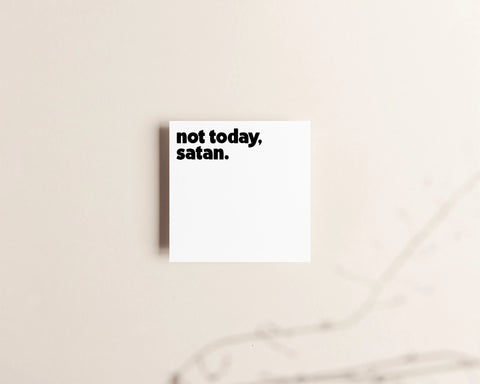 Not Today, Satan Sticky Notes Creativien Paper Goods art-noise.myshopify.com not-today-satan-sticky-notes Not Today, Satan Sticky Notes Creativien Paper Goods art-noise.myshopify.com not-today-satan-sticky-notes