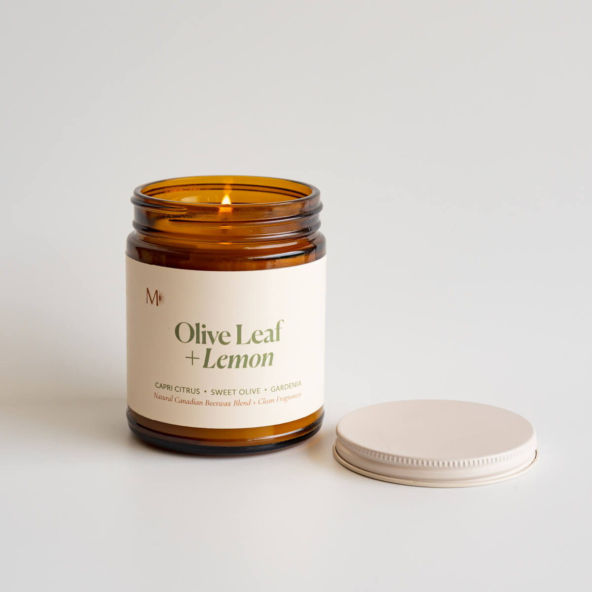 Olive Leaf + Lemon Candle Jar