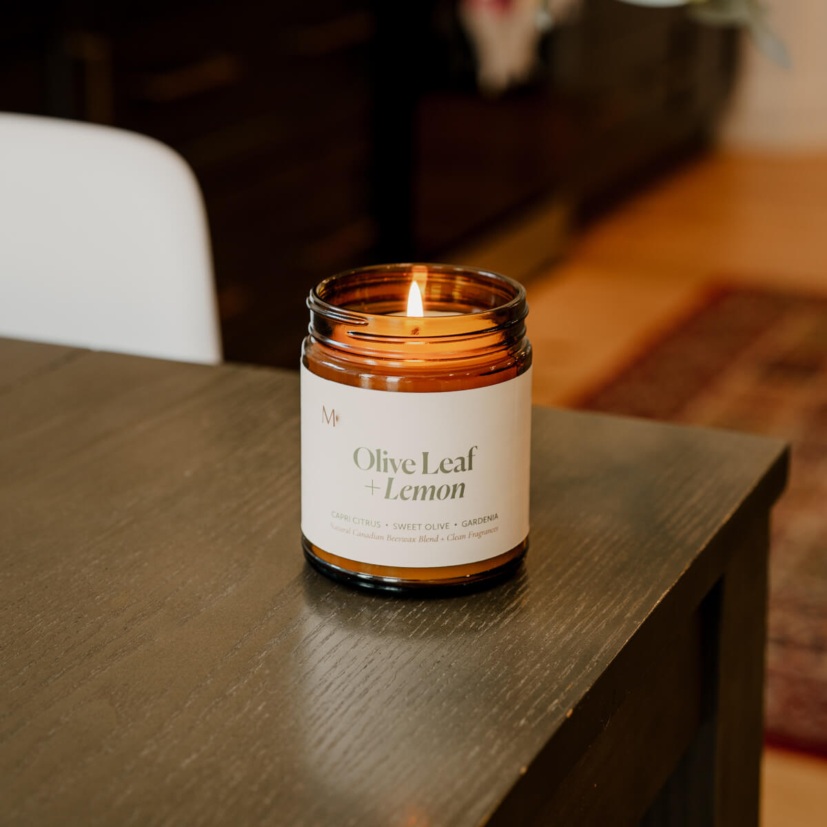 Olive Leaf + Lemon Candle Jar