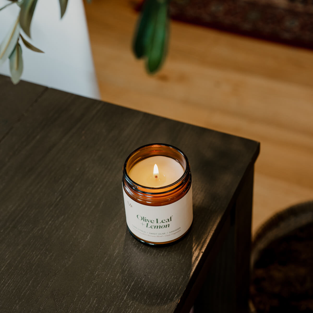 Olive Leaf + Lemon Candle Jar