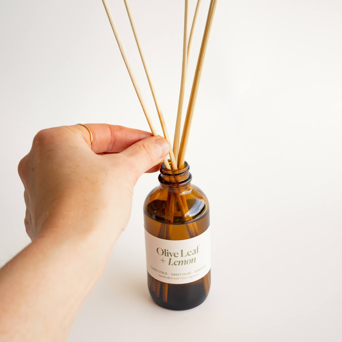 Olive Leaf + Lemon Reed Diffuser Misiyo Candle Co Reed Diffusers art-noise.myshopify.com olive-leaf-lemon-reed-diffuser