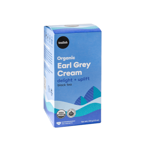 Organic Earl Grey Cream Sachets Tealish Black Tea art-noise.myshopify.com organic-earl-grey-cream-sachets