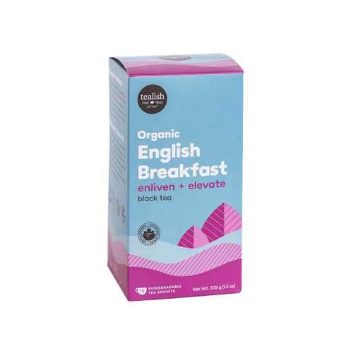 Organic English Breakfast Sachets Tealish Black Tea art-noise.myshopify.com organic-english-breakfast-sachets