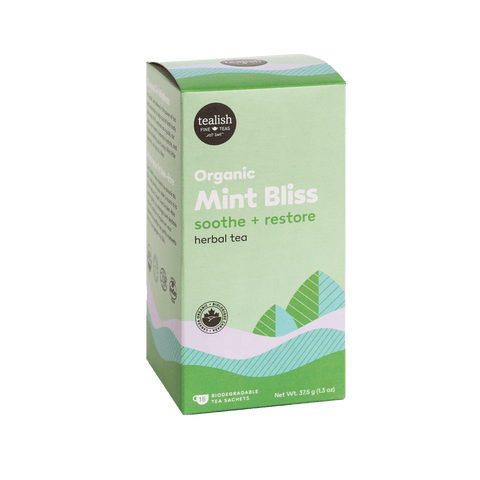 Organic Mint Bliss Sachets Tealish Herbal Tea art-noise.myshopify.com organic-mint-bliss-sachets