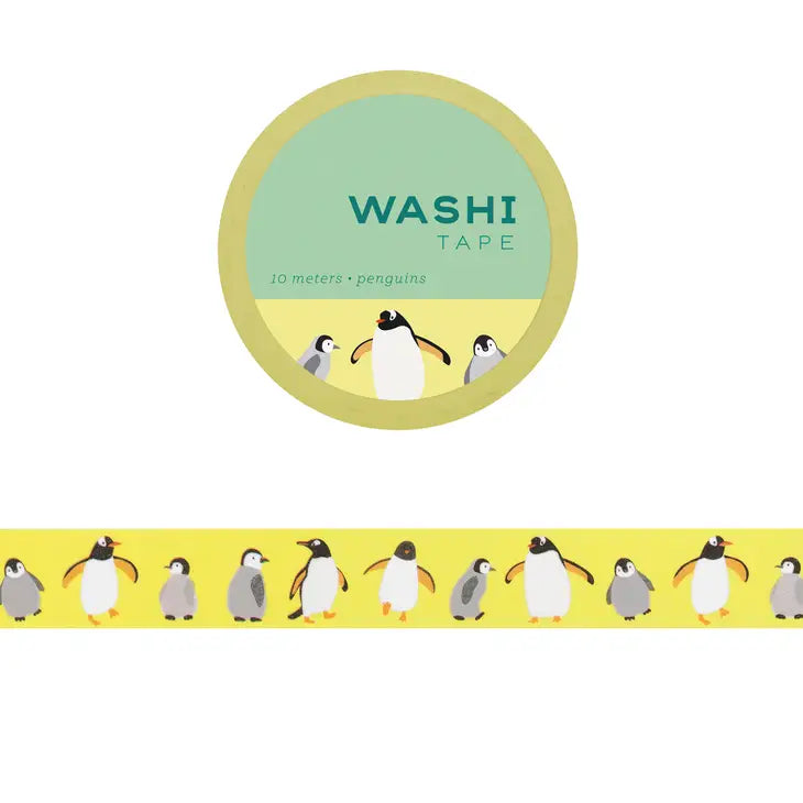 Girl of All Work - Penguins Washi Tape