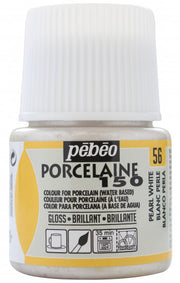 Porcelaine 150 - 45ml Pearl White - Art Noise Porcelaine 150 - 45ml Pearl White Pebeo Porcelaine Paint art-noise.myshopify.com porcelaine-150-45ml-pearl-white