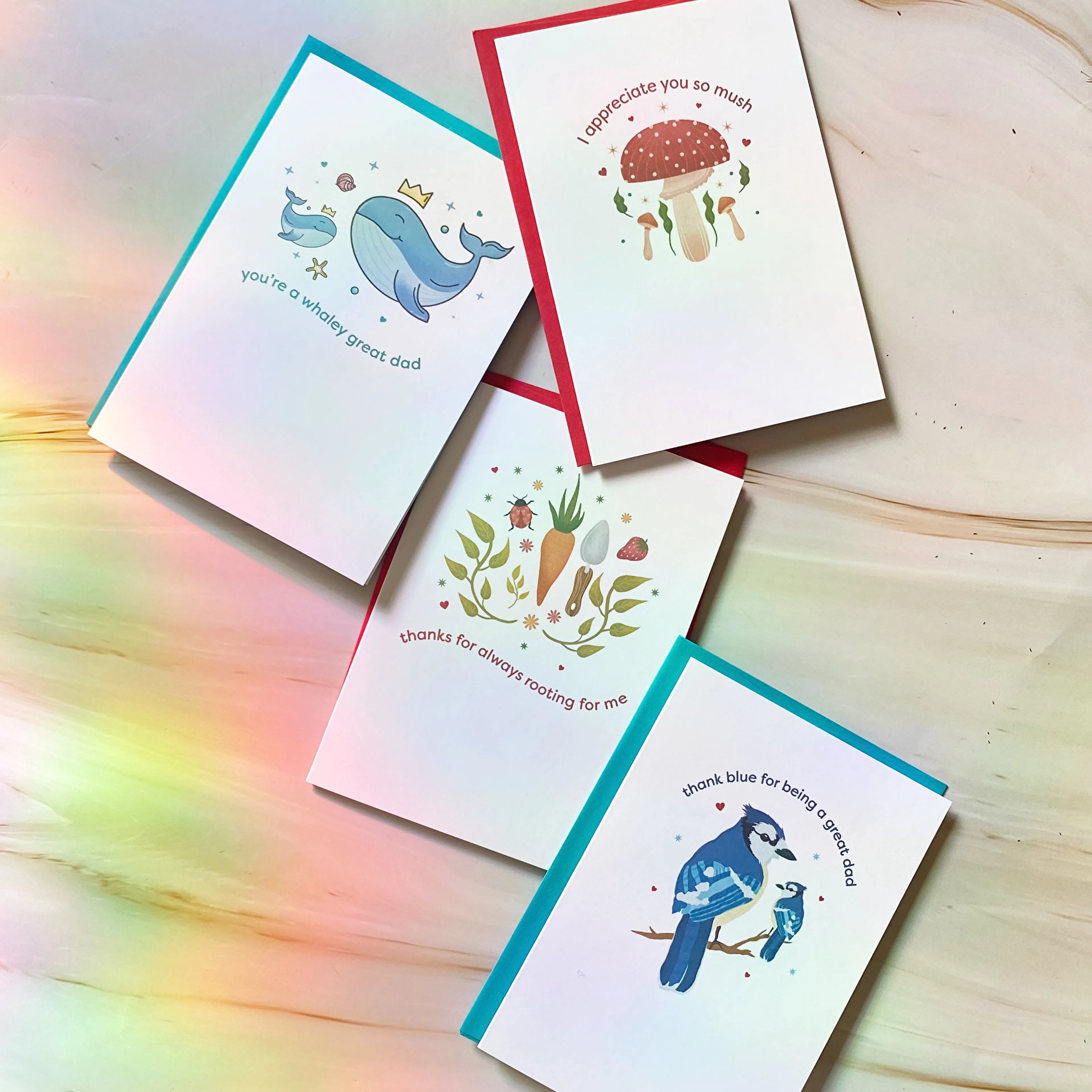  Whaley Great Dad | Father's Day | Mini Greeting Card Cheeky Peach Designs Cards art-noise.myshopify.com whaley-great-dad-fathers-day-mini-greeting-card