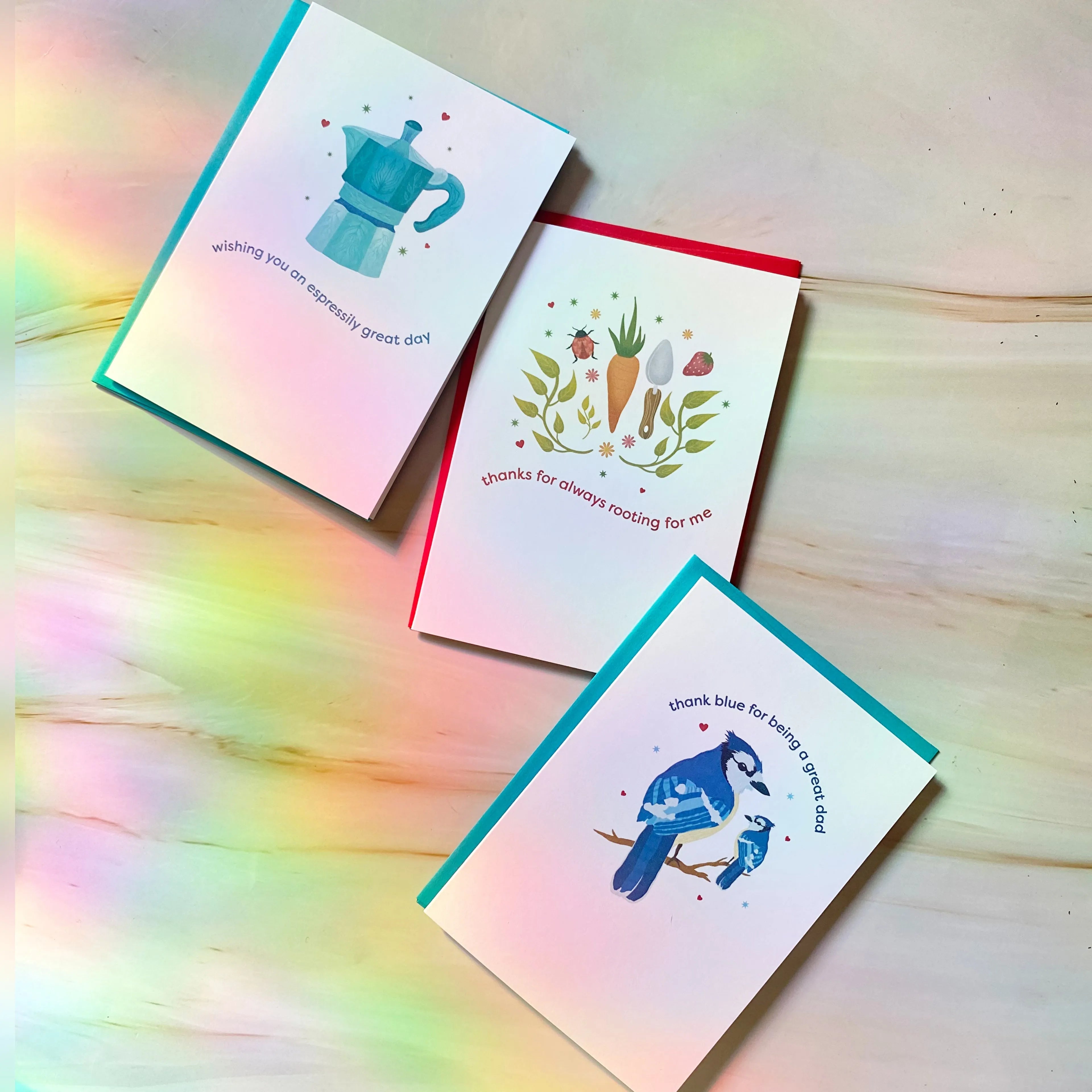  Always Rooting For Me | Father's Day | Mini Greeting Card Cheeky Peach Designs Cards art-noise.myshopify.com always-rooting-for-me-fathers-day-mini-greeting-card