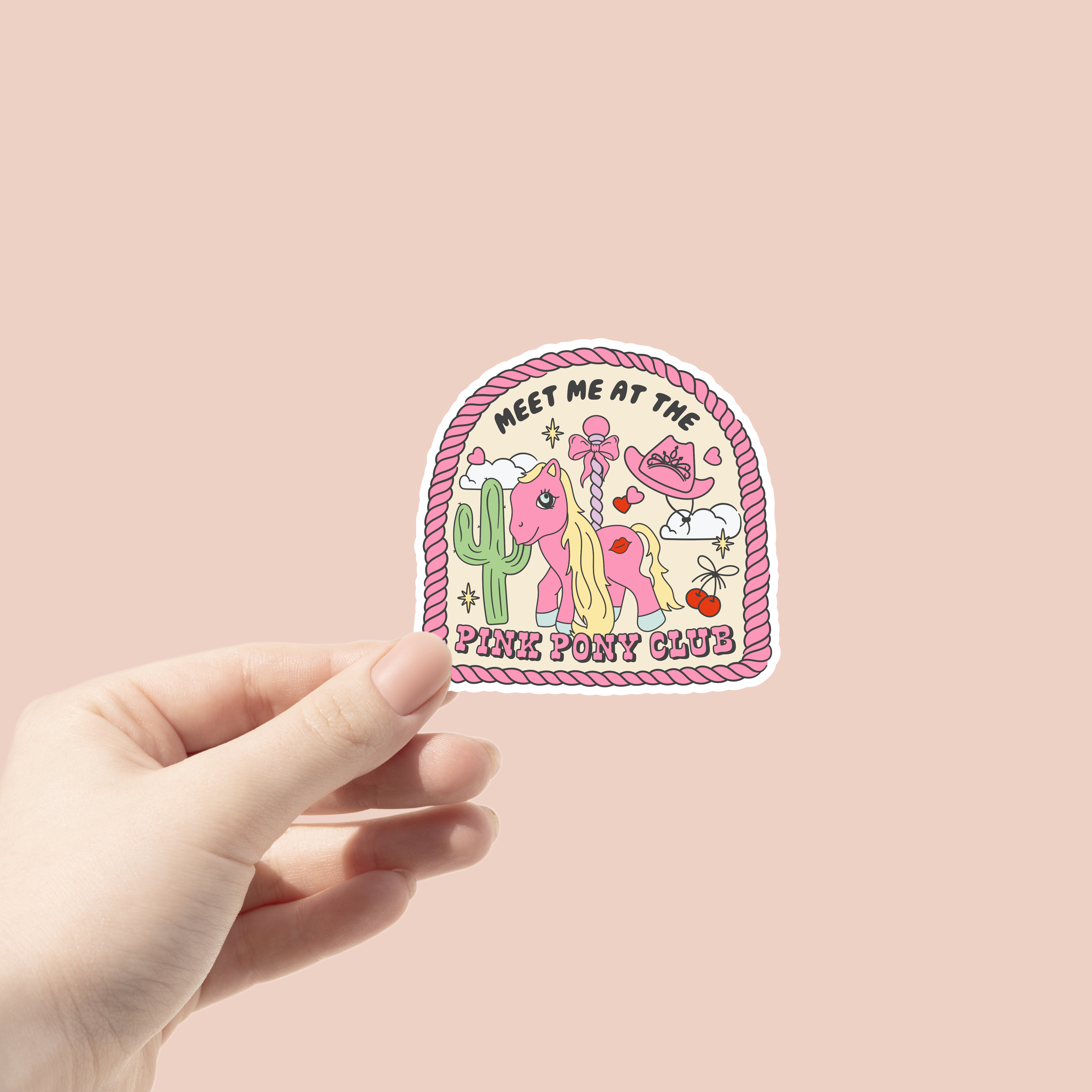 Pink Pony Club Sticker