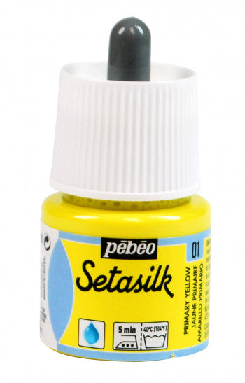 Setasilk - 45 ml Primary Yellow - Art Noise Setasilk - 45 ml Primary Yellow Pebeo Silk Paint art-noise.myshopify.com setasilk-45-ml-primary-yellow