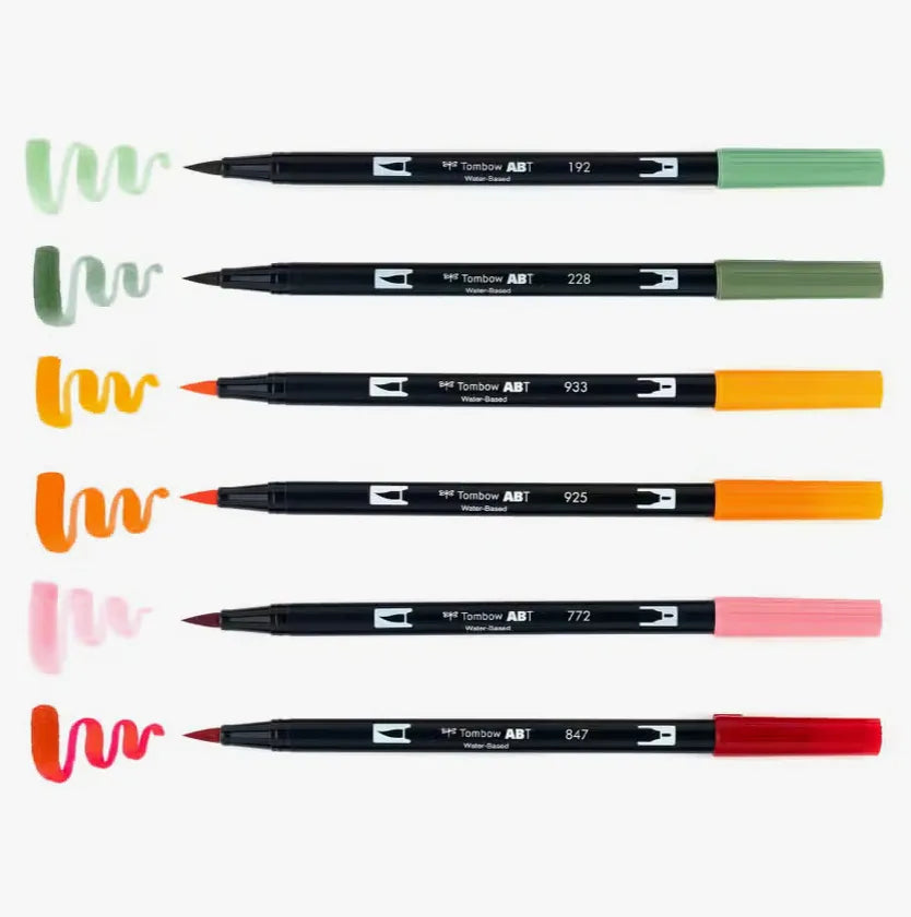 Dual Brush Pen Art Markers, Pumpkin Spice, 6-Pack - Art Noise Dual Brush Pen Art Markers, Pumpkin Spice, 6-Pack Tombow Markers art-noise.myshopify.com dual-brush-pen-art-markers-pumpkin-spice-6-pack Dual Brush Pen Art Markers, Pumpkin Spice, 6-Pack Tombow Markers art-noise.myshopify.com dual-brush-pen-art-markers-pumpkin-spice-6-pack