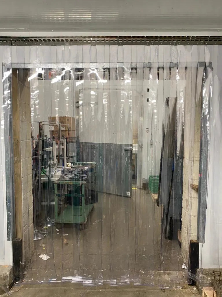  Byson PVC Strip Curtain Kits, Clear with Blue tint - 6ft x 7ft Byson  art-noise.myshopify.com byson-pvc-strip-curtain-kits-clear-with-blue-tint-6ft-x-7ft