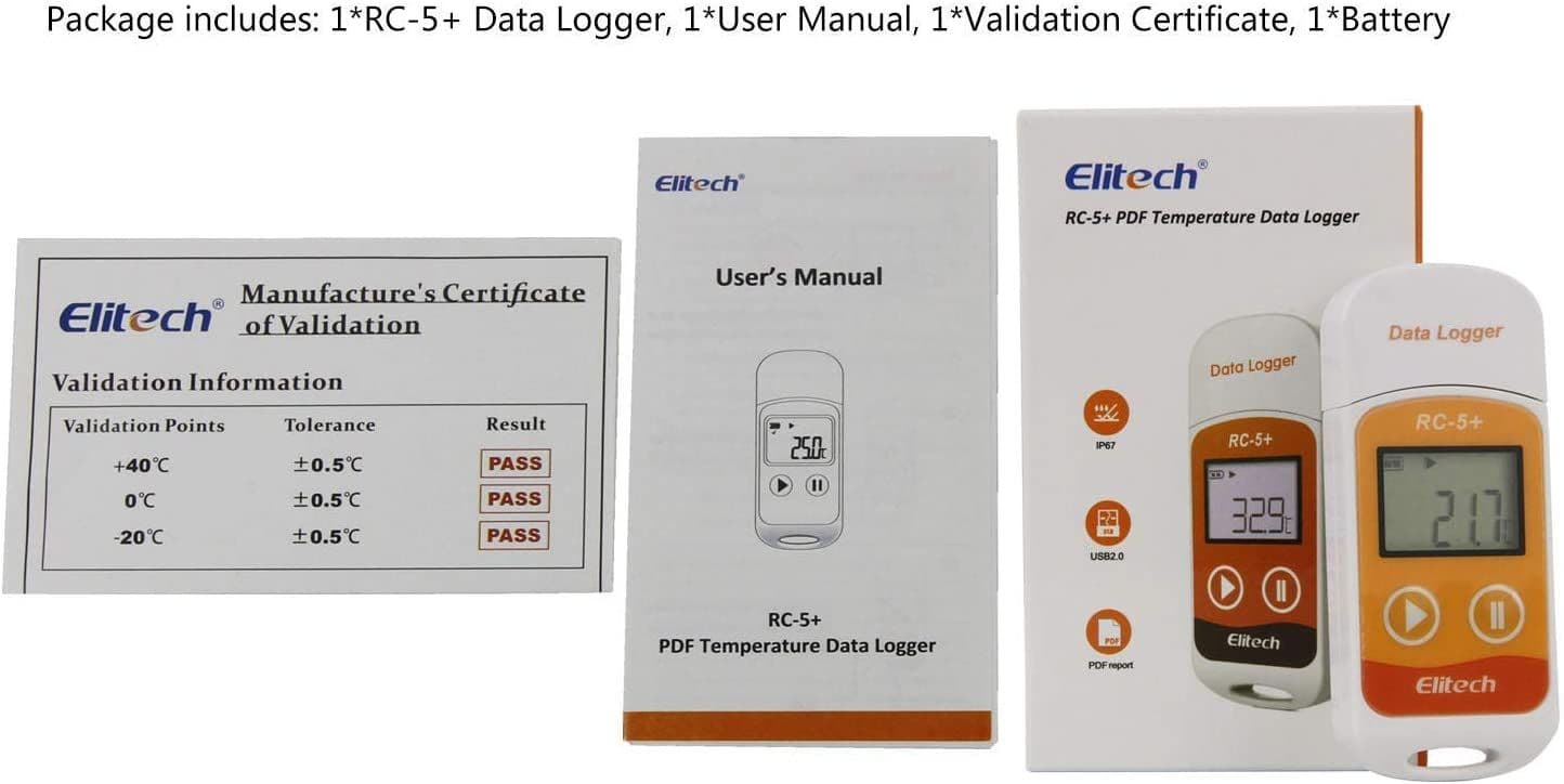 Elitech RC-5+ Temperature Data Logger Byson product_type art-noise.myshopify.com elitech-rc-5-temperature-data-logger
