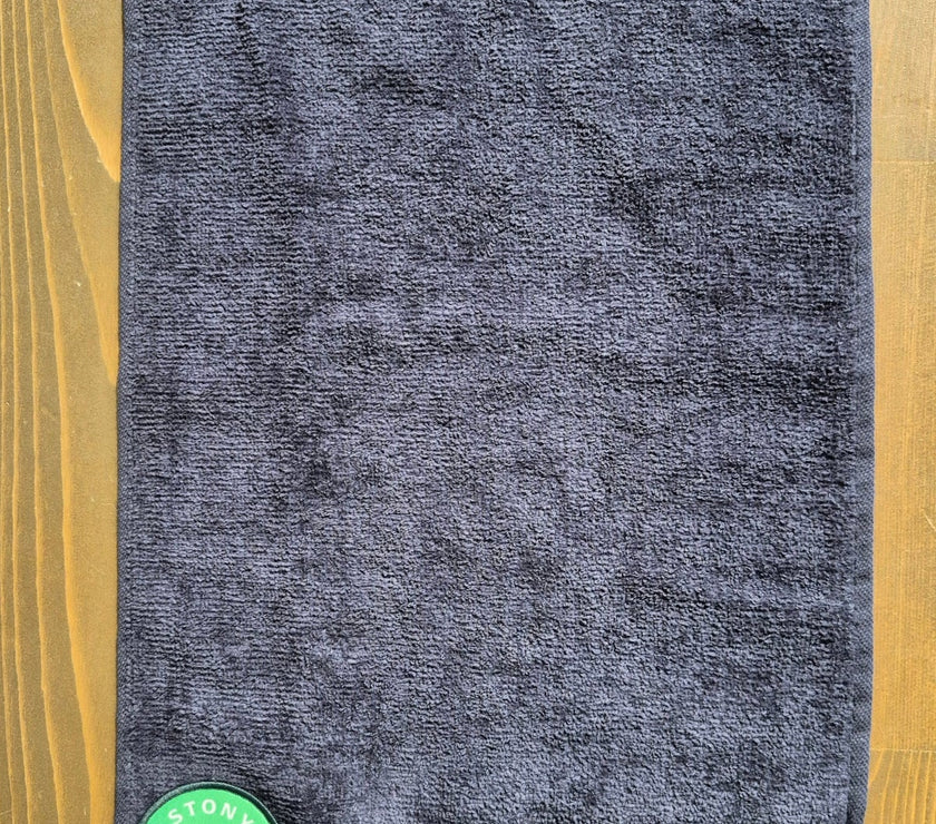 🍁Stony Tackle Fishing Hand Towel Black