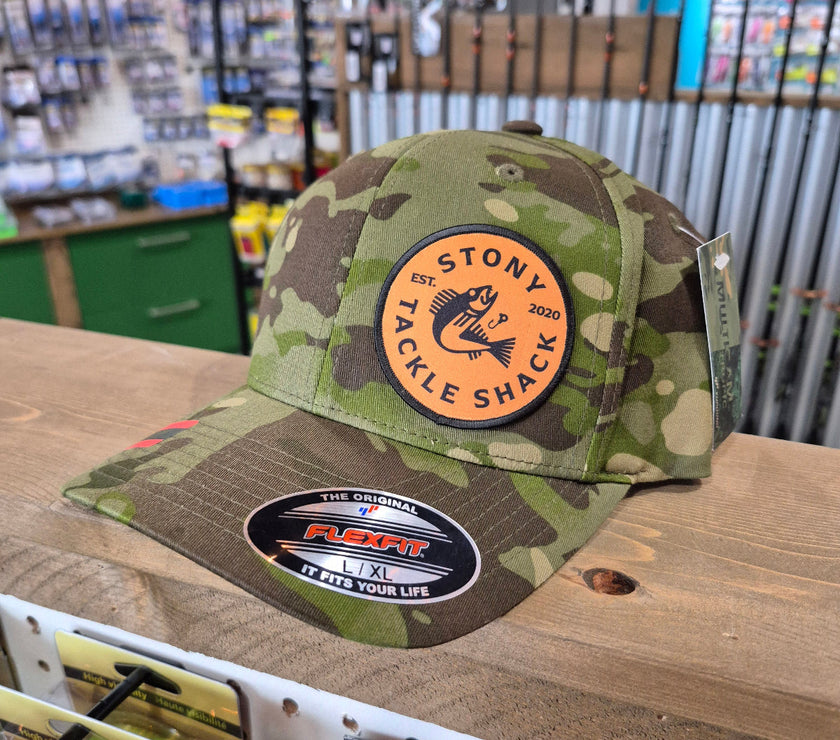🍁Stony Tackle Shack Flex Fit Logo Hats.
