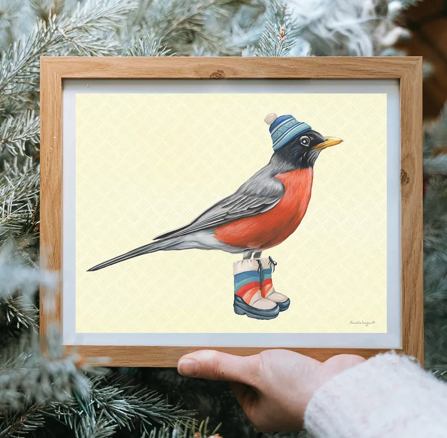 Amélie Legault - American Robin with Moon Boots Print - Art Noise Amélie Legault - American Robin with Moon Boots Print Amelie Legault Fine Art Prints art-noise.myshopify.com amelie-legault-american-robin-with-moon-boots-print Amélie Legault - American Robin with Moon Boots Print Amelie Legault Fine Art Prints art-noise.myshopify.com amelie-legault-american-robin-with-moon-boots-print