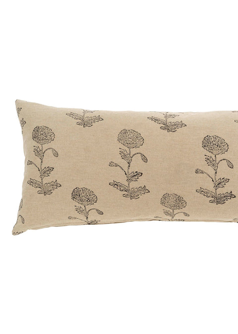 Rosa Block Print Pillow Clementine Home Floral Gift product_type art-noise.myshopify.com rosa-block-print-pillow