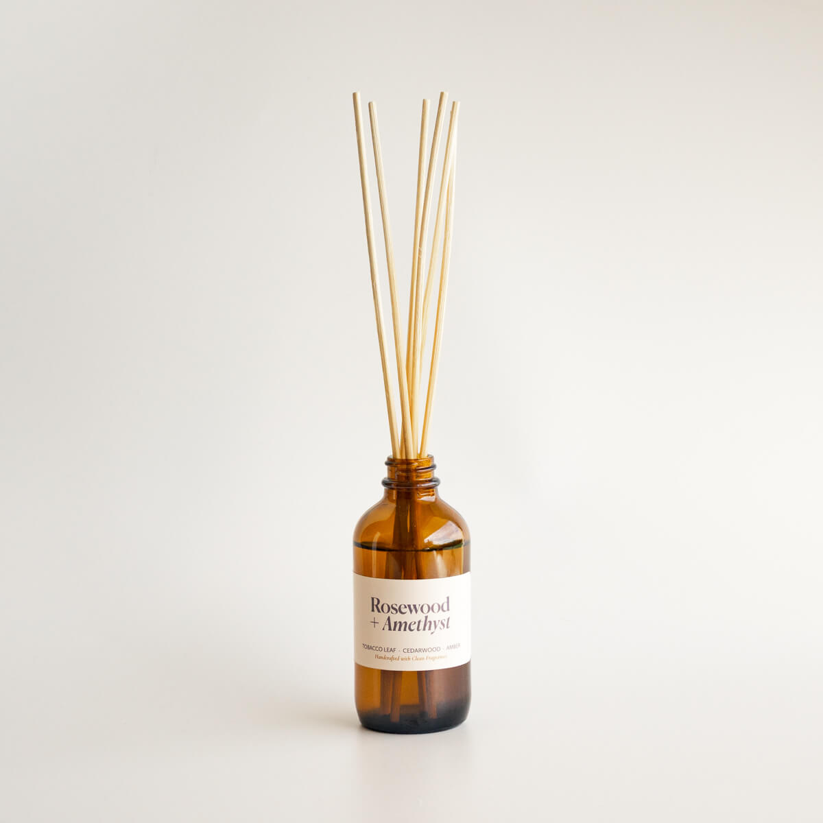 Rosewood + Amethyst Reed Diffuser Misiyo Candle Co Reed Diffusers art-noise.myshopify.com rosewood-amethyst-reed-diffuser