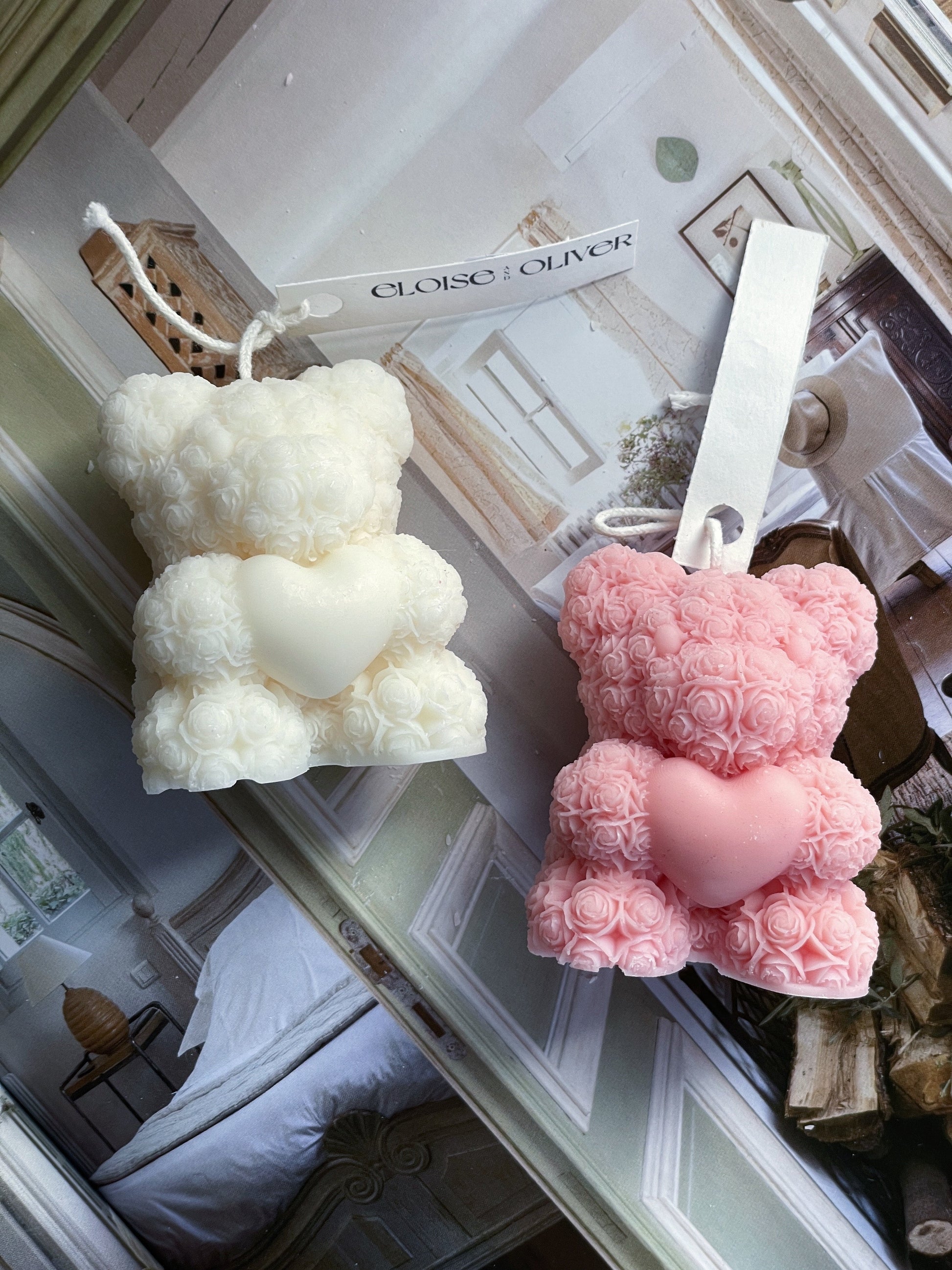 Love Bear Eloise and Oliver Decorative Candle art-noise.myshopify.com love-bear