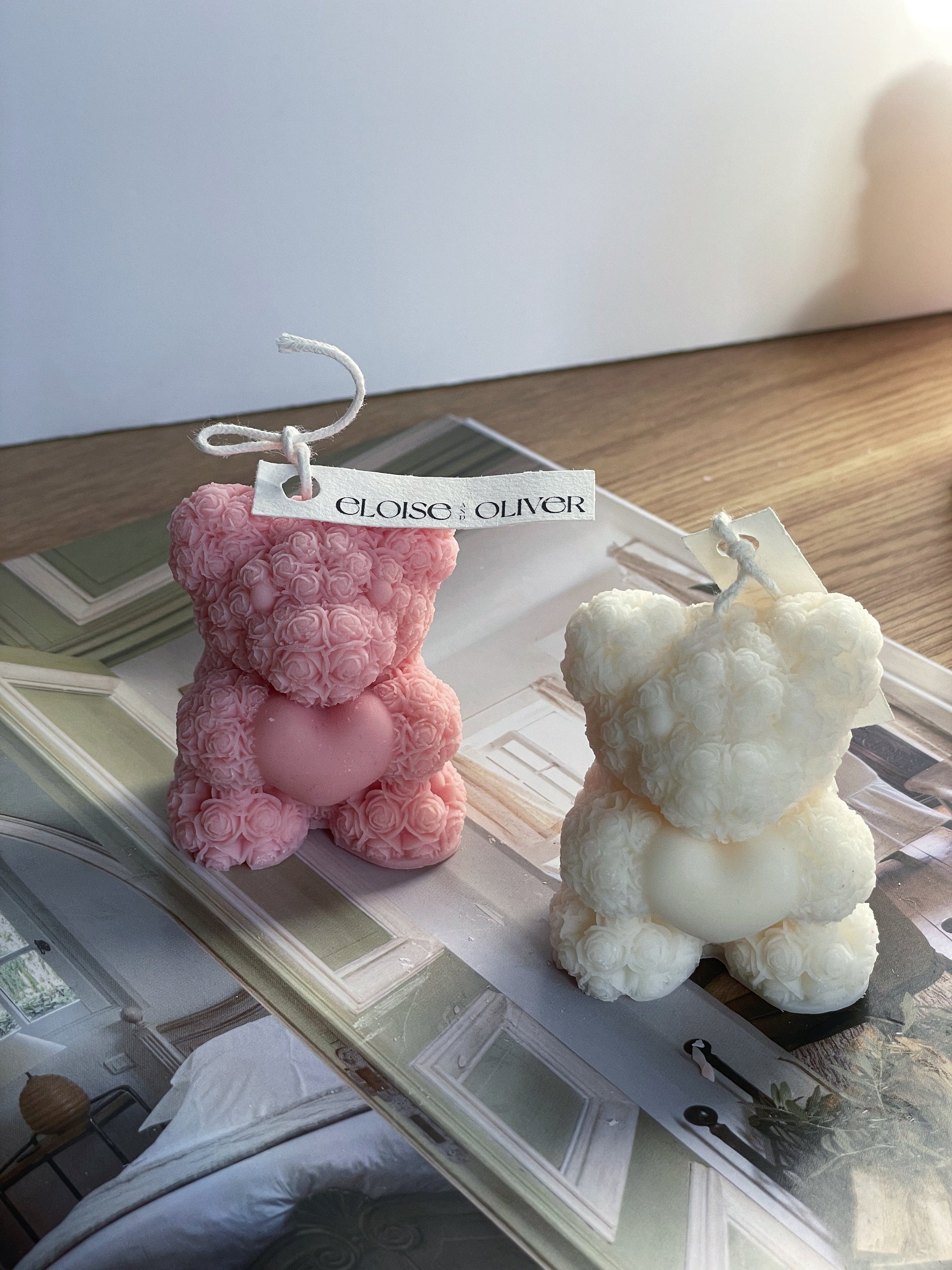 Love Bear Eloise and Oliver Decorative Candle art-noise.myshopify.com love-bear