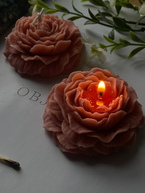 Peony Eloise and Oliver Decorative Candle art-noise.myshopify.com peony-1