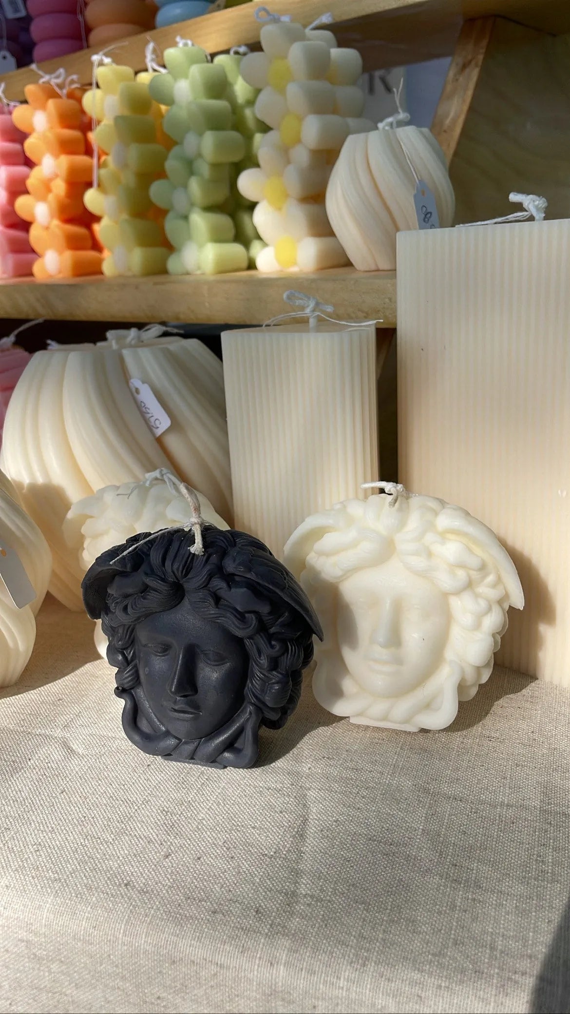 Medusa Eloise and Oliver Sculpture Candle art-noise.myshopify.com medusa Medusa Eloise and Oliver Sculpture Candle art-noise.myshopify.com medusa