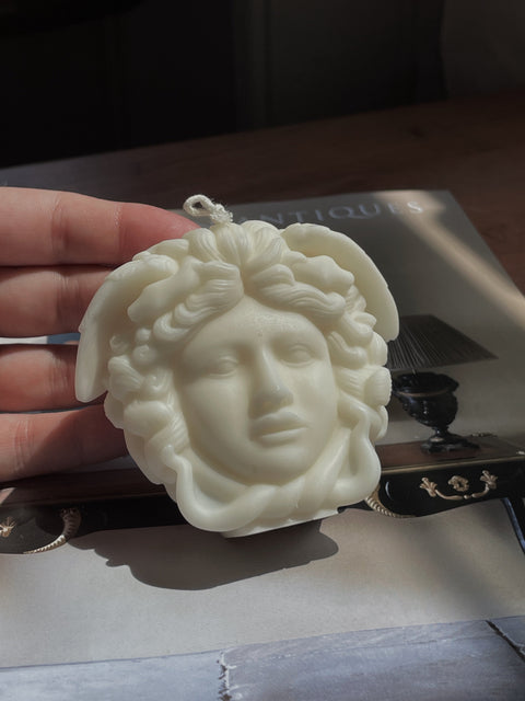 Medusa Eloise and Oliver Sculpture Candle art-noise.myshopify.com medusa